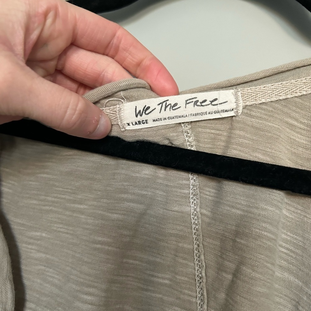 We The Free Taupe Women's Hoodie - Picture 2 of 3
